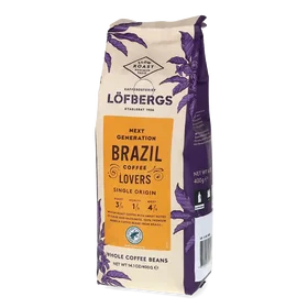 Löfbergs Brazil Medium Roast 400g (Hele Bønner)
