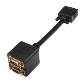 AISENS A113-0080 D-sub HDB15 2x D-sub HDB15 Adaptateur