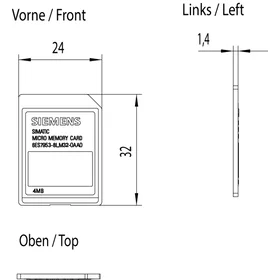 Siemens S7 Micro Minnekort 4MB