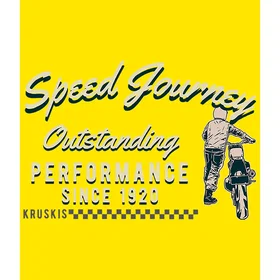 Kruskis Speed Journey Kortärmad T-shirt Gul (Dam)