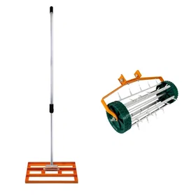 T-Mech Lawn Leveller & Aerator Rake 50 cm