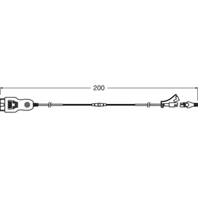 Osram OSPOBD Aurinkopaneelin virtakaapeli 2M