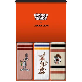 Jimmy Looney Tunes Long Socks 3-pack