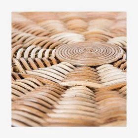 HKliving Sidebord Rattan Gul