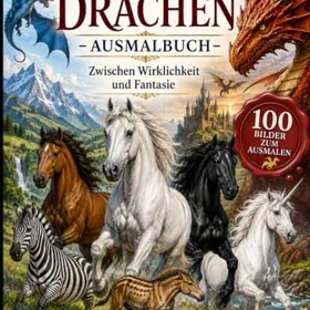 Pferdemalbuch Pferde & Drachen Ausmalbuch