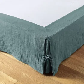 Housse de Matelas Cotonnière Fermeture Éclair 90x190cm