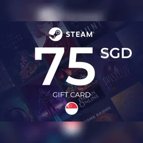 Steam Wallet Presentkort 75 SGD