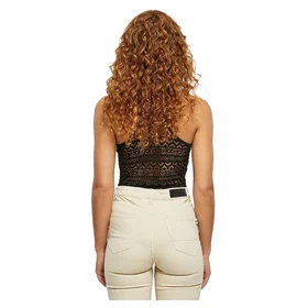 Urban Classics Crochetneck Body High Neck Sweater (Women's)