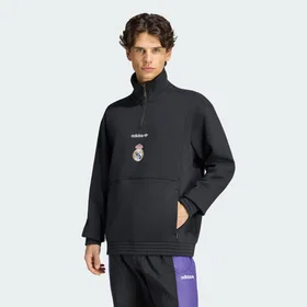 Adidas Real Madrid Eqt Demi-Zip Sweatshirt (Homme)