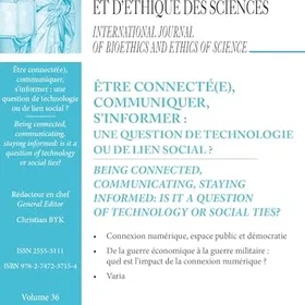 Eska Journal international de bioéthique et d'éthique des sciences Vol 36 N°3-2025
