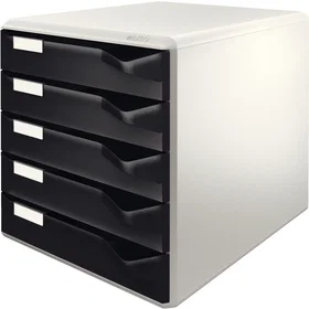 Leitz Document Cabinet 5 Drawers black