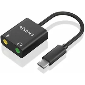 AISENS S9900260 A109-0767 USB-C 2x 3.5mm Uros-naaraa-adapteri