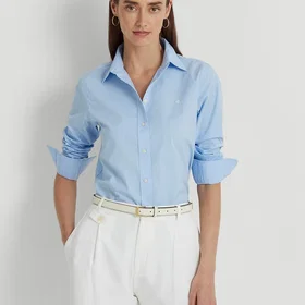 Ralph Lauren Klassisk Passform Bomullskjorta (Dam)