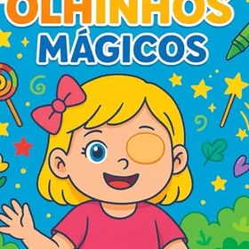Tampão Livro Inclusão Para Colorir Meus Olhinhos Mágicos Färgläggningsbok