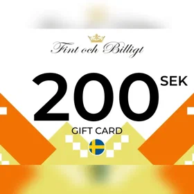 Fint och Billigt Gavekort 200 SEK