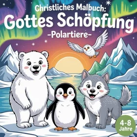 Christliches Malbuch: Gottes Schöpfung - Polartiere - Färgläggningsbok