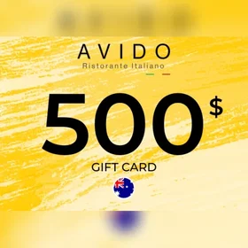 Avido Ristorante Gift Card 500 AUD