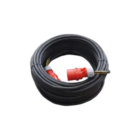 H07RN-F Forgrener overgang 16A 2m 4x2,5mm² 316-9 inn og 2xschuko 1x316-9 ut IP44