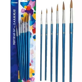 Pantaplast CENTRUM Paint Brush Set for painting 6 pcs (No 2, 4, 6, 8, 10, 12)