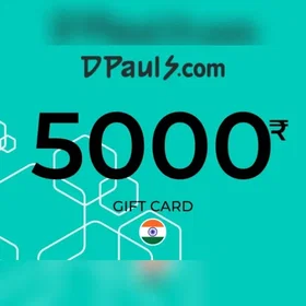 Dpauls Gavekort 5000 INR