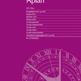 Aplan Ukentlig Planlegger 2027 A5
