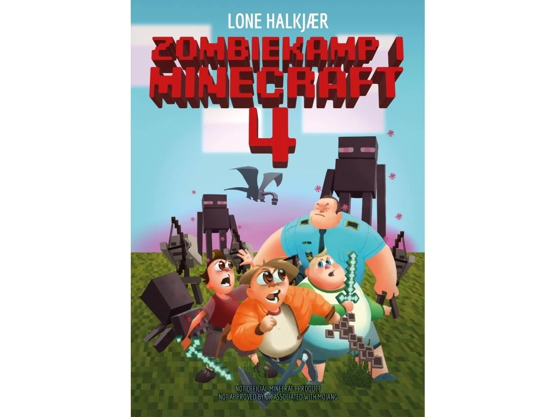 Zombien taistelu Minecraft 4:ssä Paperback