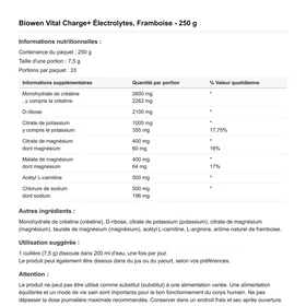 Biowen Vital Charge+ Electrolyte Powder 0.25kg