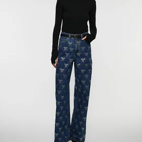 Self-Portrait Rhinestone Jeans (Women's)
