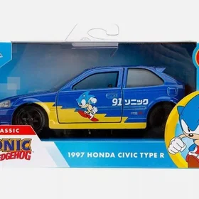 Jada Toys Sonic The Hedgehog 1997 Honda Civic Type-R