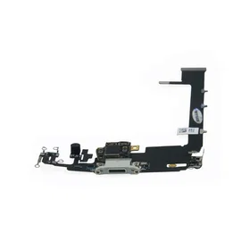 Laddkontakt iPhone 11 Pro Max Flex Cable Silver