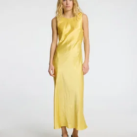 Selected Slfselene Cowl Back Midi Klänning