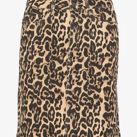 Leopard kjol