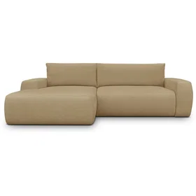 Homifab Canapé d'angle gauche convertible 3 places