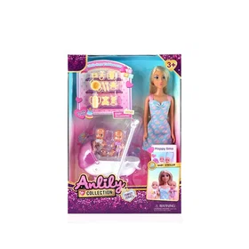 Masen Doll w/pram 17075