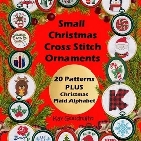 Dusty Cross Stitch Ornaments