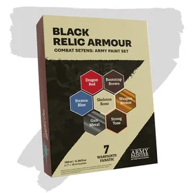Army Painter Combat Se7ens Black Relic Armour Maling Set