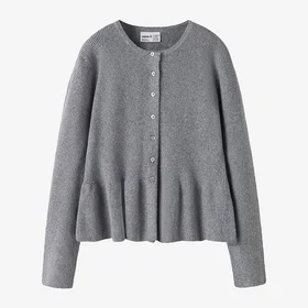 name it Nkfnyssa Stickad Cardigan (Barns Dam)