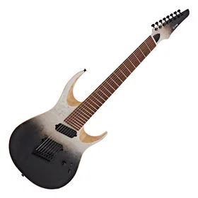 G4M 529 Fanned Fret 8-String Guitare Électrique Blanc Fade