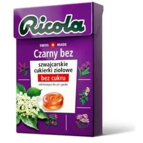 Ricola Bonbons d'elderberry noir aux herbes 27.5g