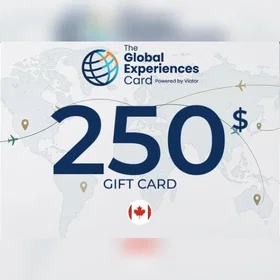 The Global Experiences Card Presentkort 250 CAD