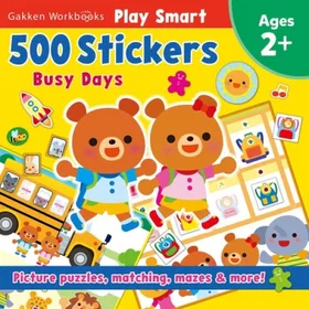 Gakken Play Smart 500 Stickers Aktivitetsbok
