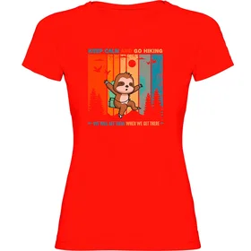 Kruskis Keep Calm Sloth Kortärmad T-shirt (Dam)