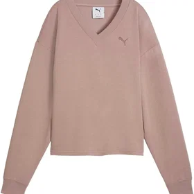 Puma Ess Elevated Comfort V-neck Crew Sweatshirt (Dame)
