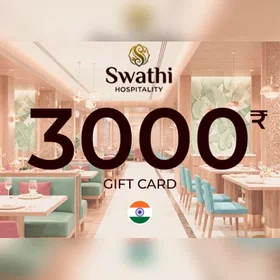 Swathi Hospitality Gift Card 3000 INR