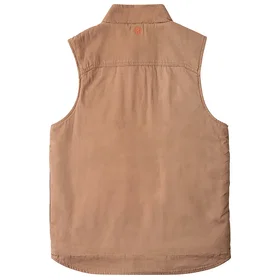 West Coast Choppers Sherpa Lined Canvas Vest (Herre)