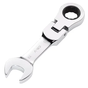 Draper 27969 HI-TORQ Metric Stubby Flexible Head Ratchet Combination Spanner 13m