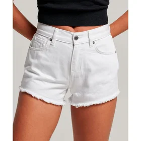 Superdry High Rise Denim Shorts (Women's)