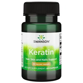 Swanson Keratin 50mg 60 Capsules