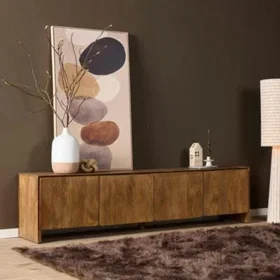 CALDERA 3663807296471_CAFR Meuble TV 4 portes