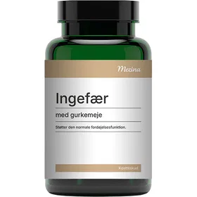 Mezina Ingefær Gurkemeje 120 Tabletter